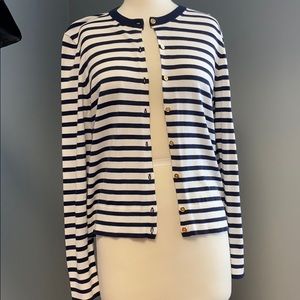 J. Crew striped cardigan